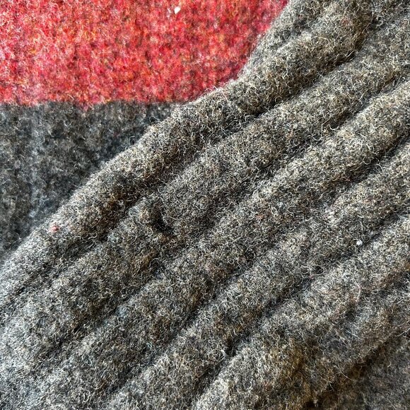 Vintage Authentic Structure 100% Lambswool Sweater Men’s L (Runs Small) Woolmark - Picture 1 of 15